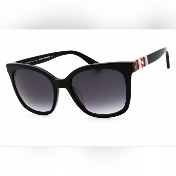 NWt, Kate Spade KIYA/S, Women’s Sunglasses, Black Dark...